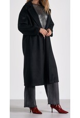 Elan elan long black coat