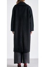 Elan elan long black coat