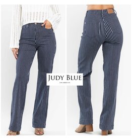 Judy Blue Judy Blue HW tummy control pinstriped straight jeans