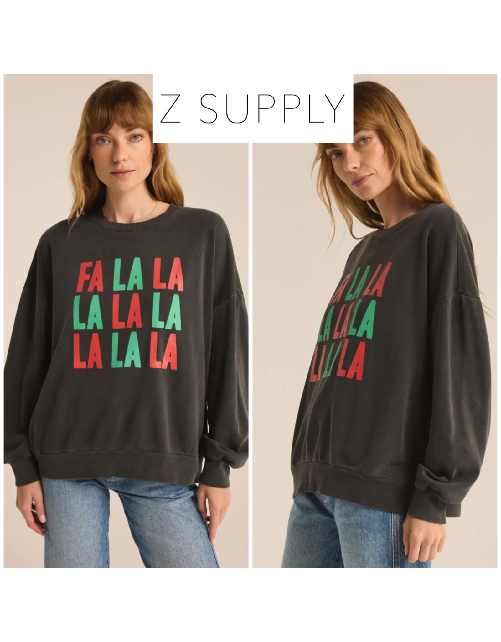 Z Supply ZSUPPLY Fa La La Sunday Sweatshirt