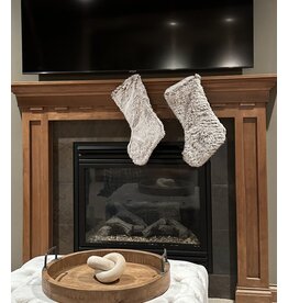 LATA Christmas faux fur stocking