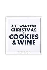 Santa Barbara Design Studio Cookies & Wine cutter set