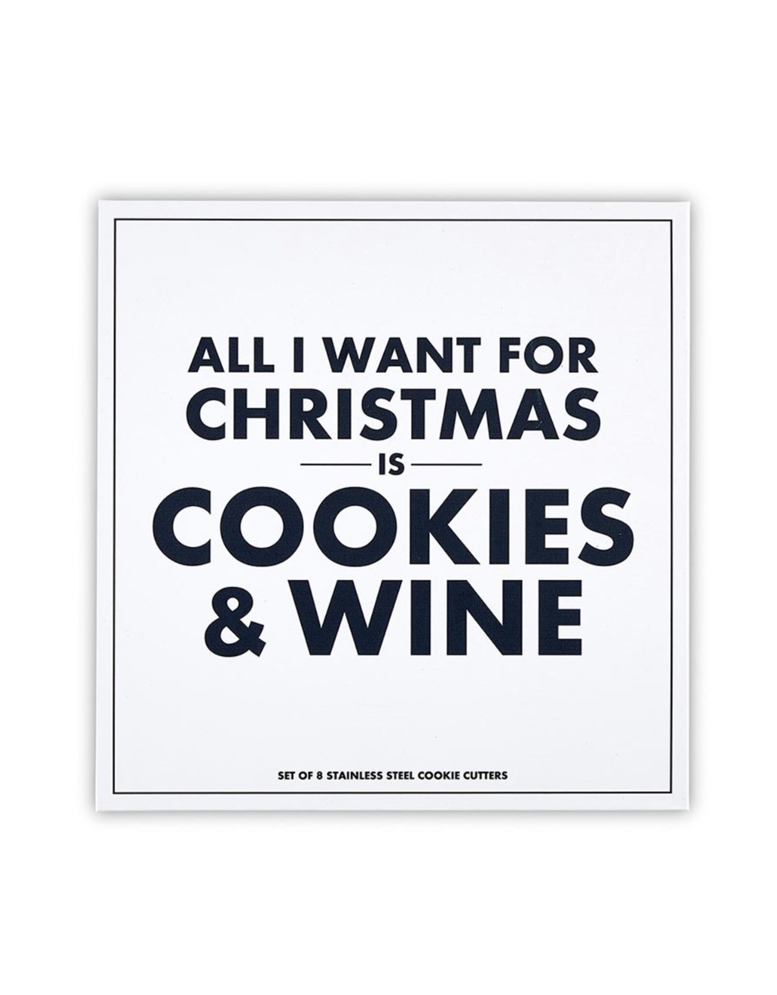 Santa Barbara Design Studio Cookies & Wine cutter set