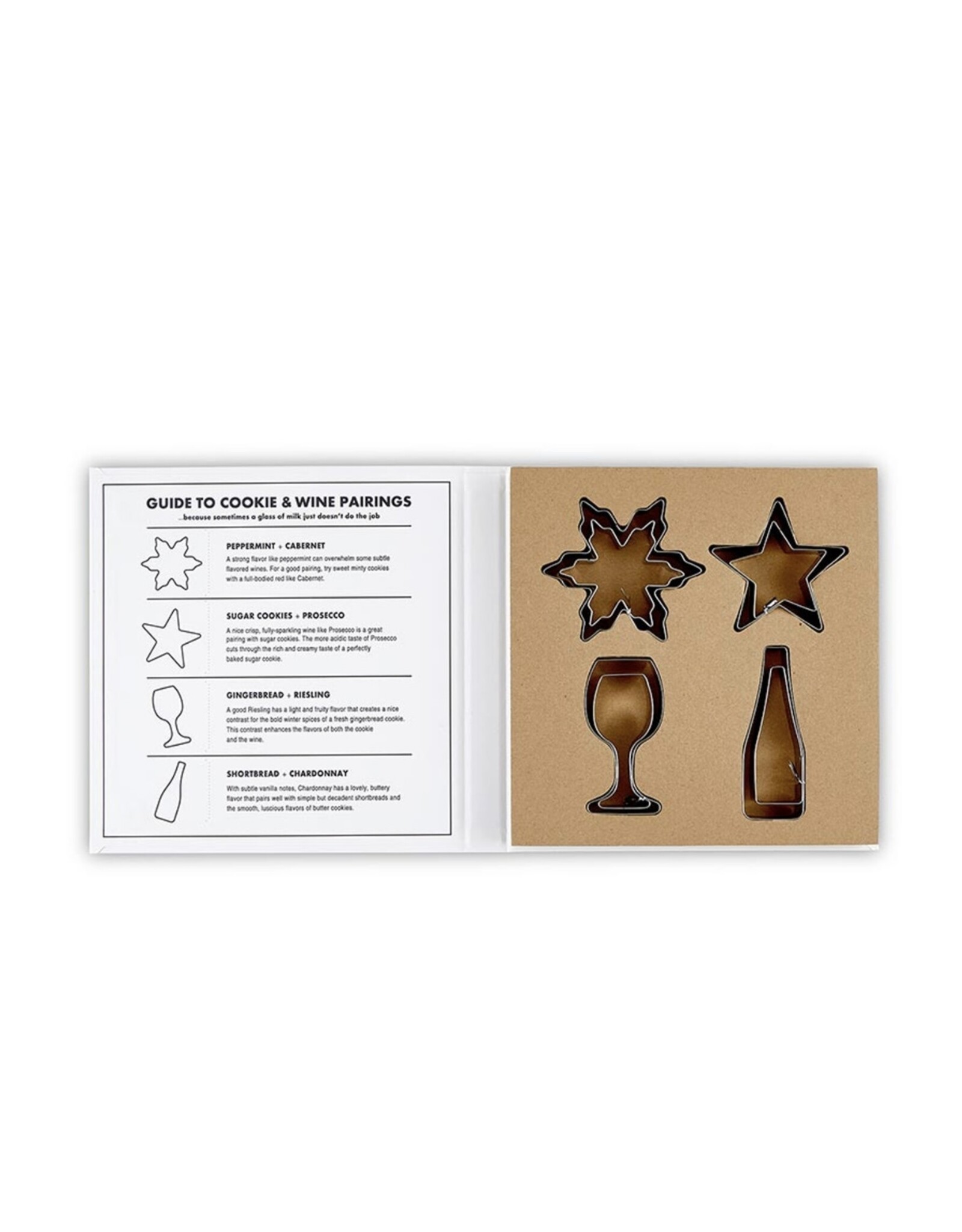 Santa Barbara Design Studio Cookies & Wine cutter set