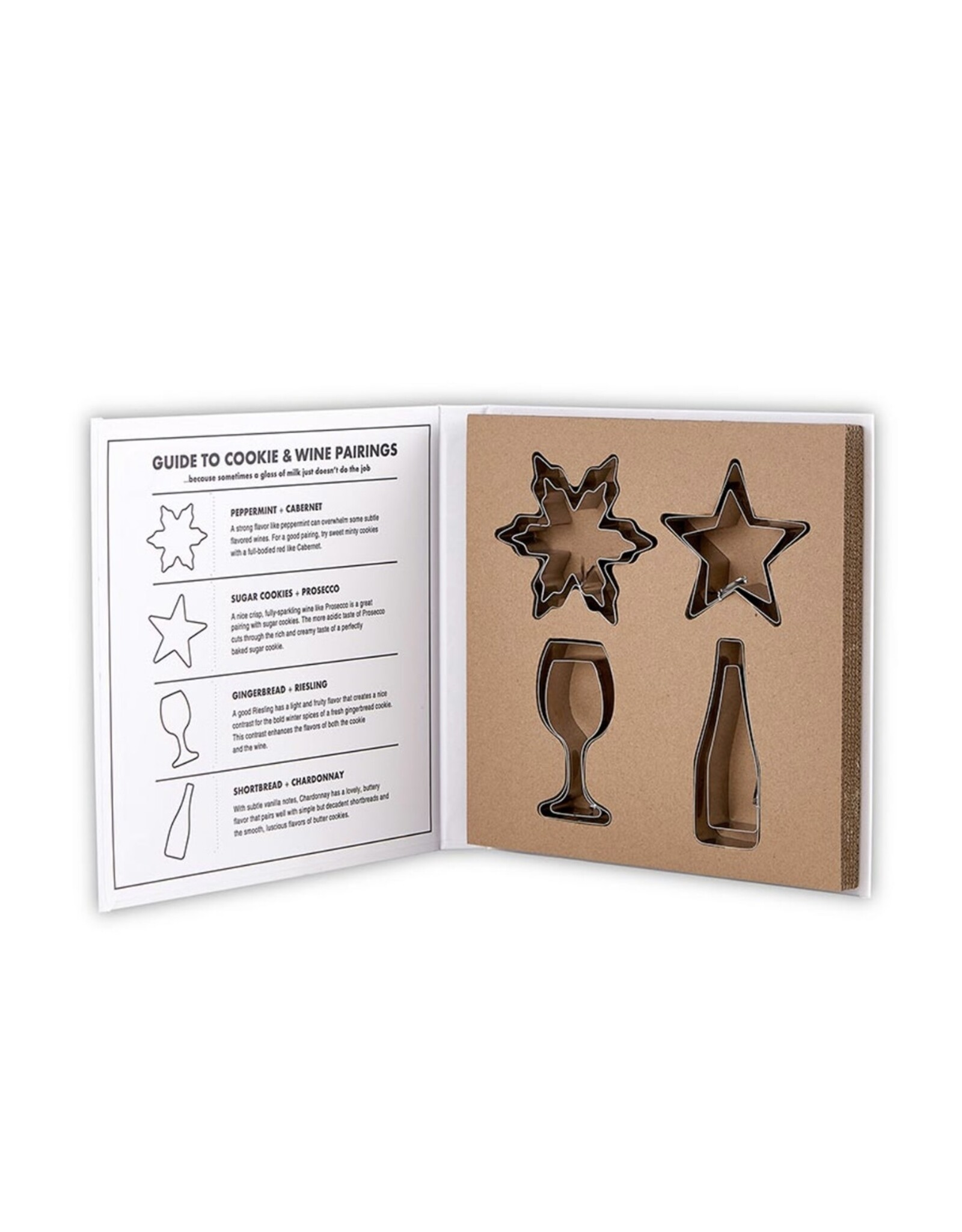 Santa Barbara Design Studio Cookies & Wine cutter set