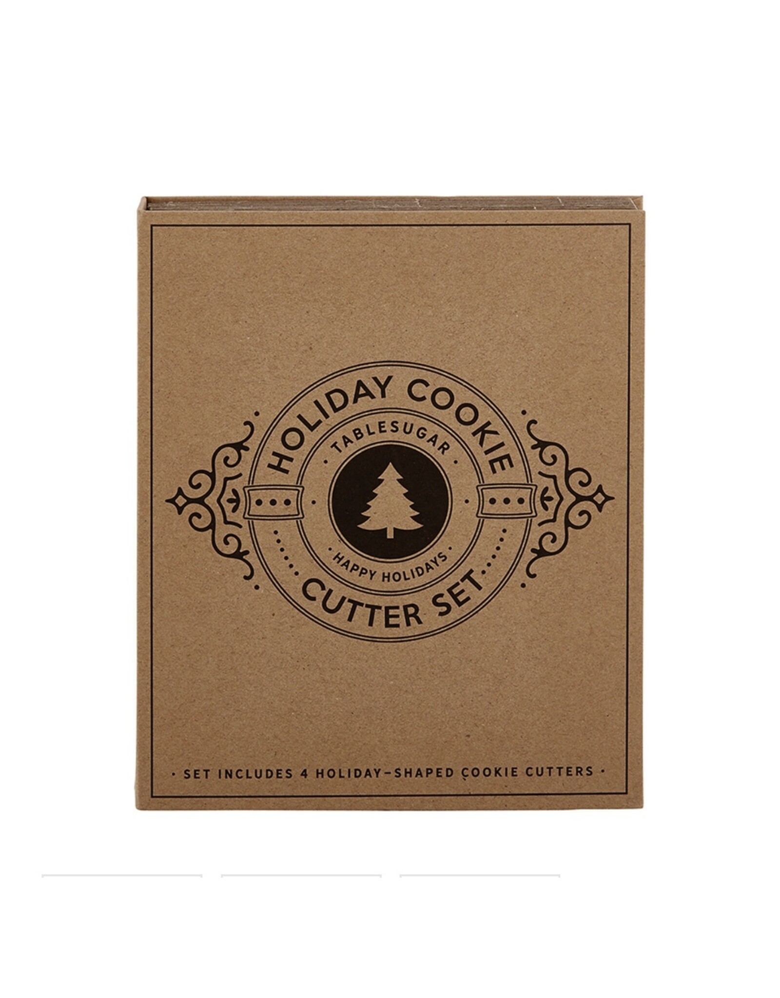 Santa Barbara Design Studio Holiday Cookie Cutter Set Book Box