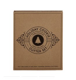 Santa Barbara Design Studio Holiday Cookie Cutter Set Book Box