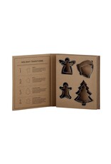 Santa Barbara Design Studio Holiday Cookie Cutter Set Book Box