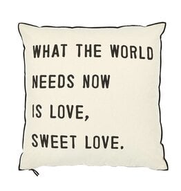 Santa Barbara Design Studio Sweet Love Pillow “What The World Needs Now Is Love, Sweet Love.”