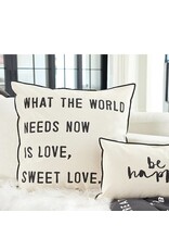 Santa Barbara Design Studio Sweet Love Pillow “What The World Needs Now Is Love, Sweet Love.”