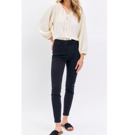 Judy Blue Judy Blue HW black pull on skinny jeans
