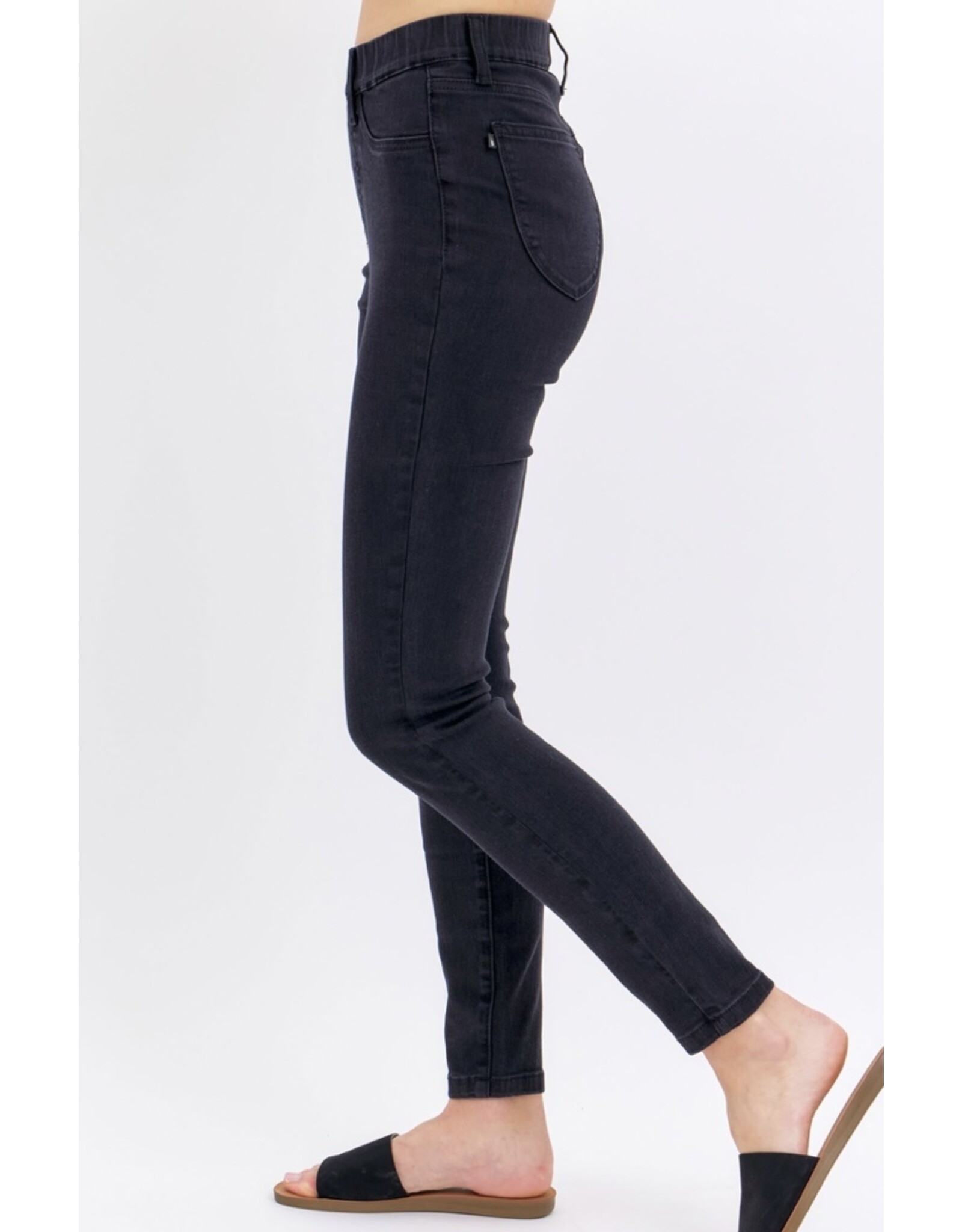 Judy Blue Judy Blue HW black pull on skinny jeans