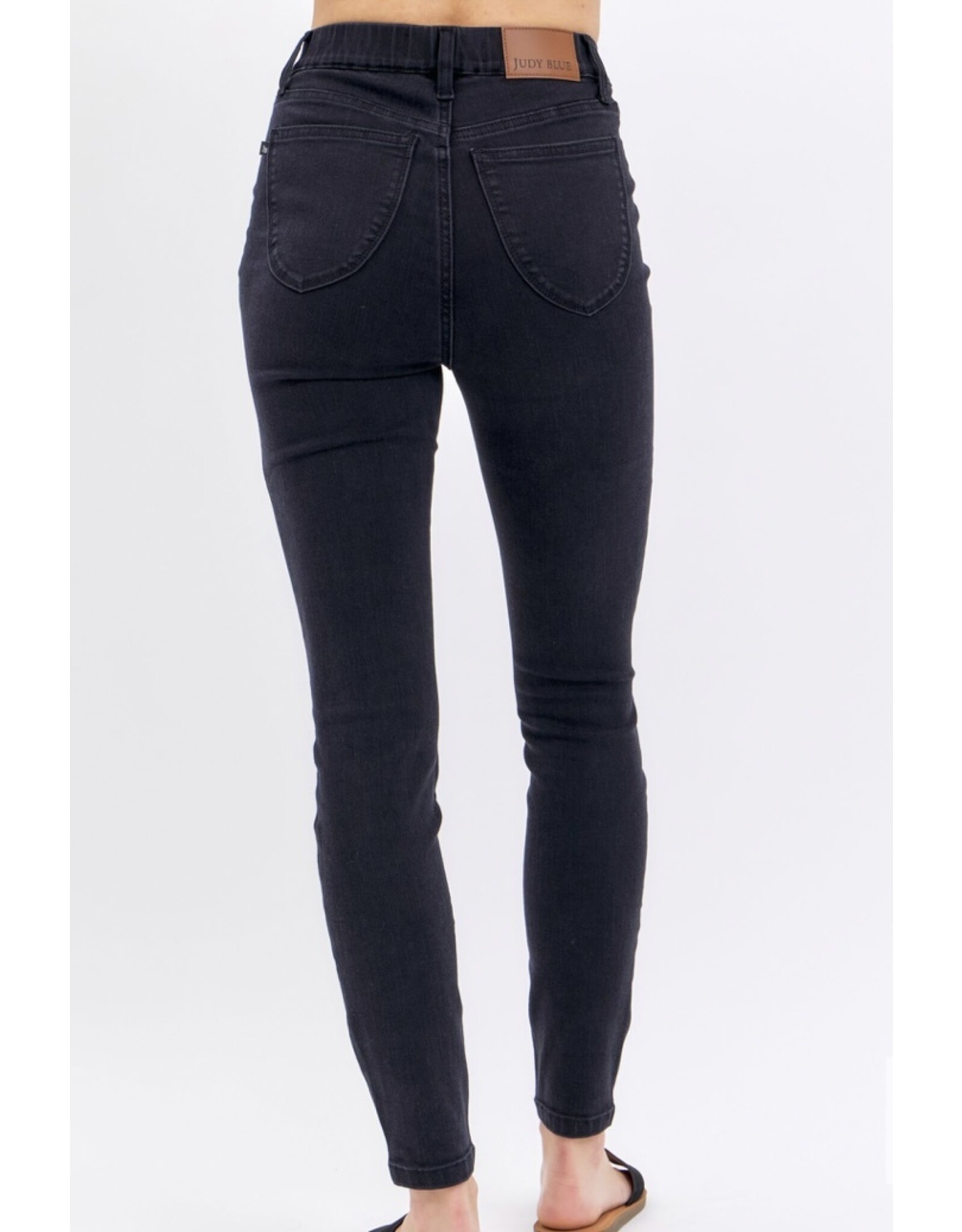 Judy Blue Judy Blue HW black pull on skinny jeans