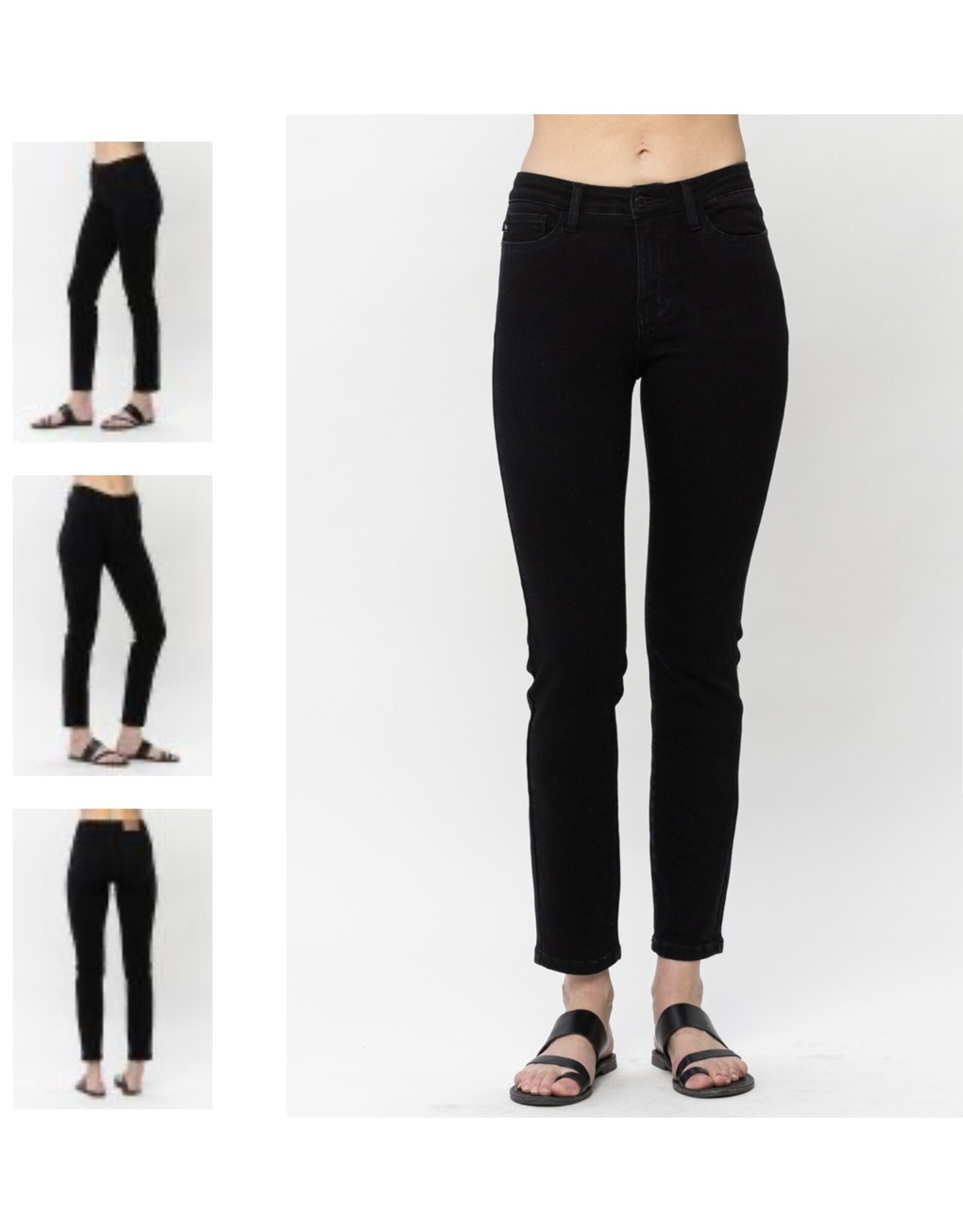 Judy Blue Judy Blue MR black slim fit jeans