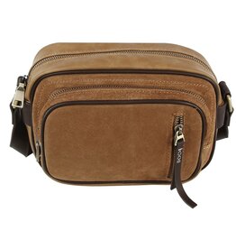 LATA leather rounded crossbody bag