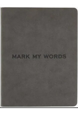 Santa Barbara Designs MARK MY WORDS suede notebook