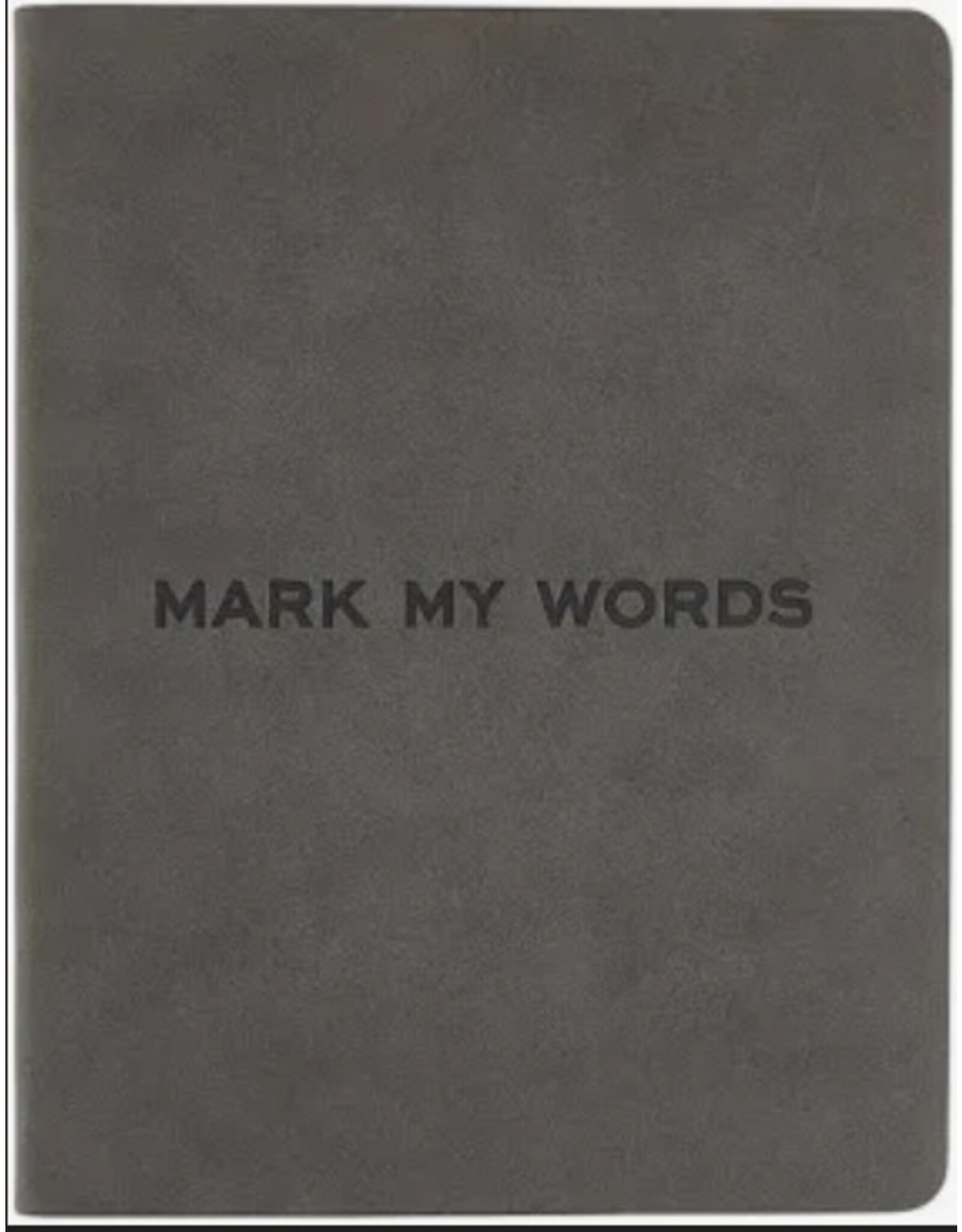 Santa Barbara Designs MARK MY WORDS suede notebook