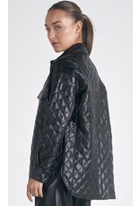 Elan Elan black quilted jacket