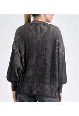 Elan Elan ombré ribbed open cardigan