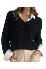 Elan Elan Layered Look Sweater