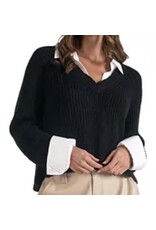 Elan Elan Layered Look Sweater