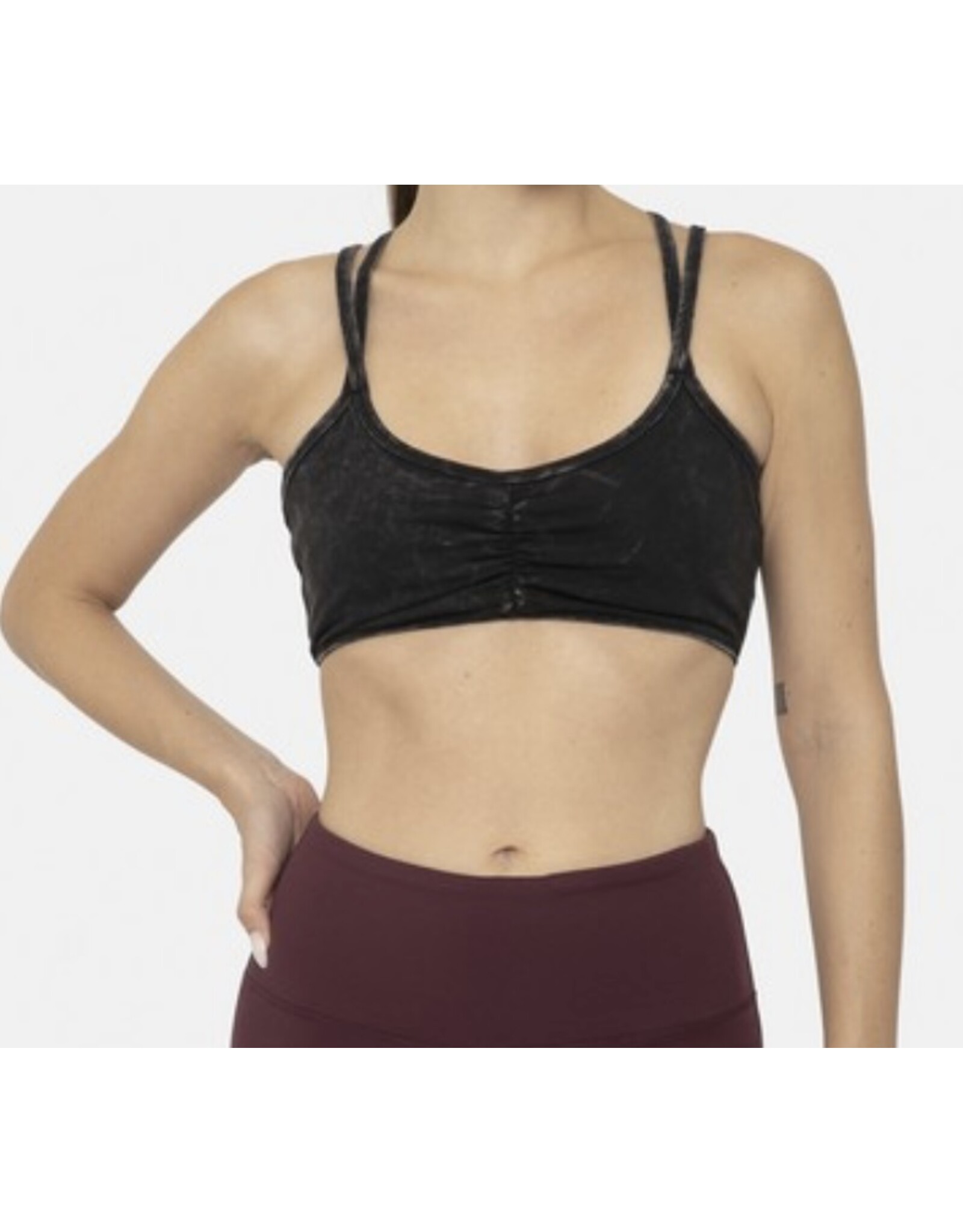 mono b Mineral wash lounge bra