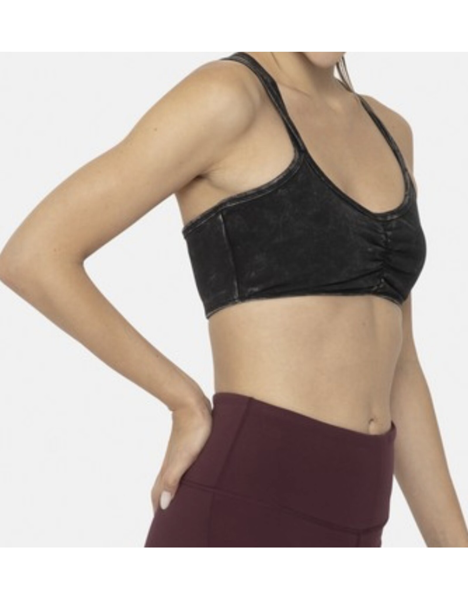 mono b Mineral wash lounge bra