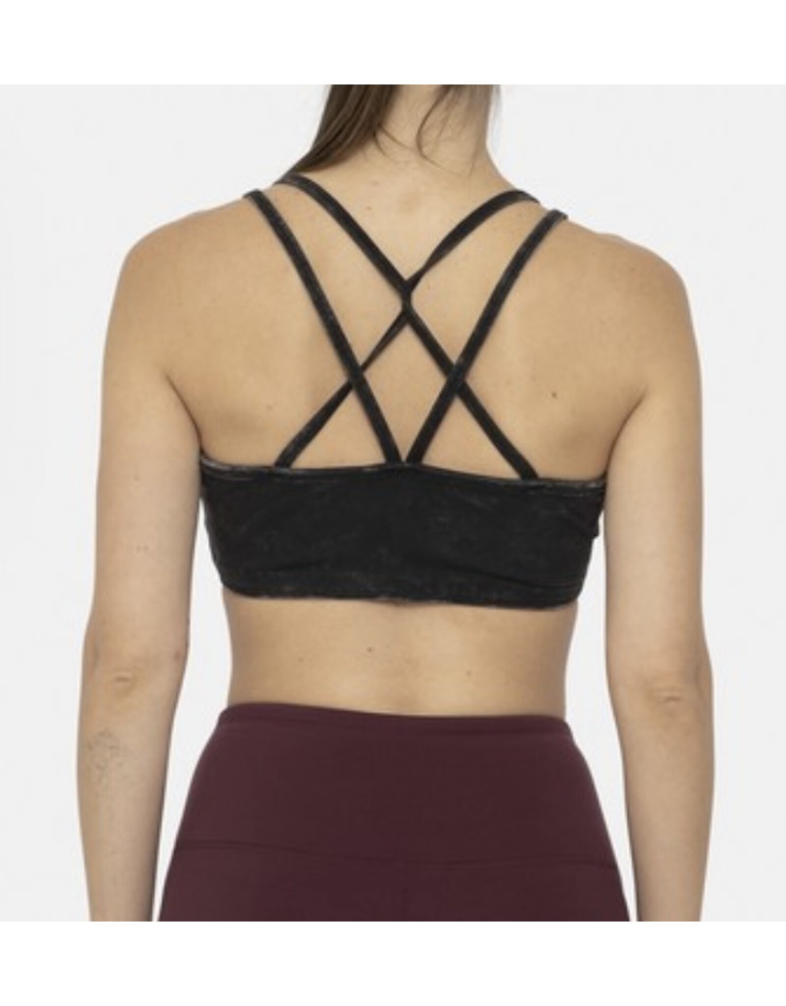 mono b Mineral wash lounge bra