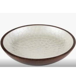 Santa Barbara Designs Inlaid Walnut Decor Bowl