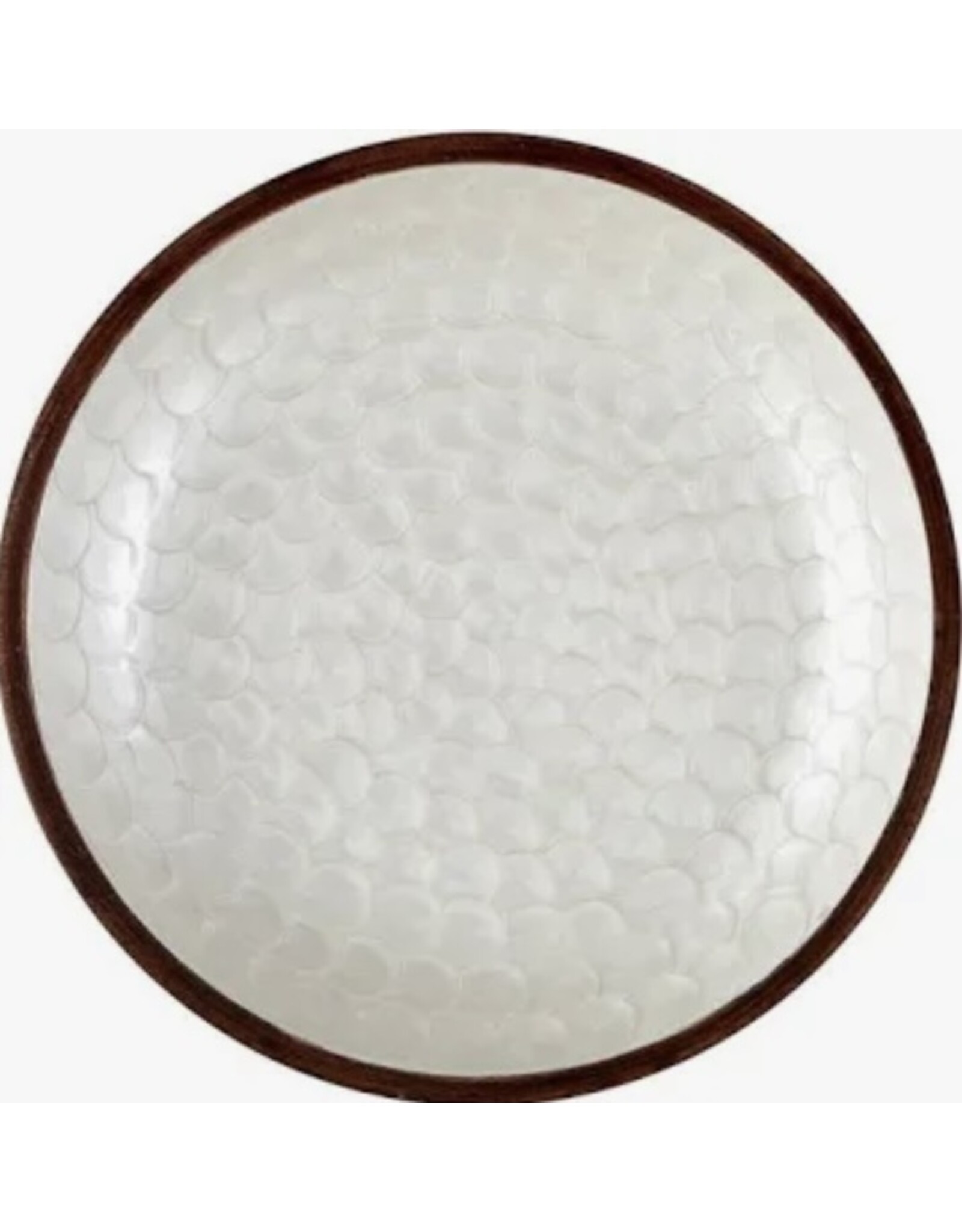 Santa Barbara Designs Inlaid Walnut Decor Bowl