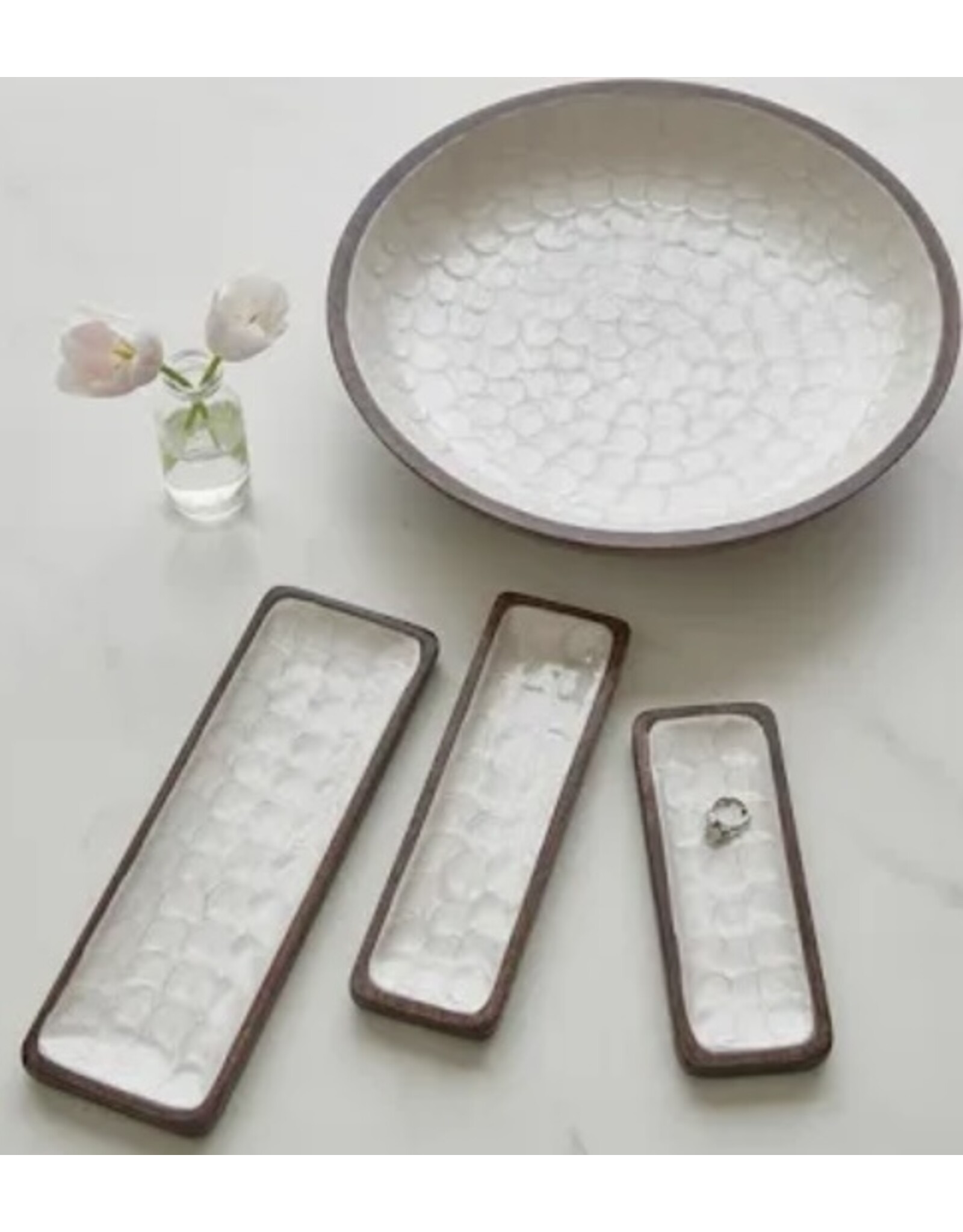 Santa Barbara Designs Inlaid Walnut Tray