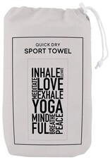 Santa Barbara Designs Inhale Love Yoga Mini Towel
