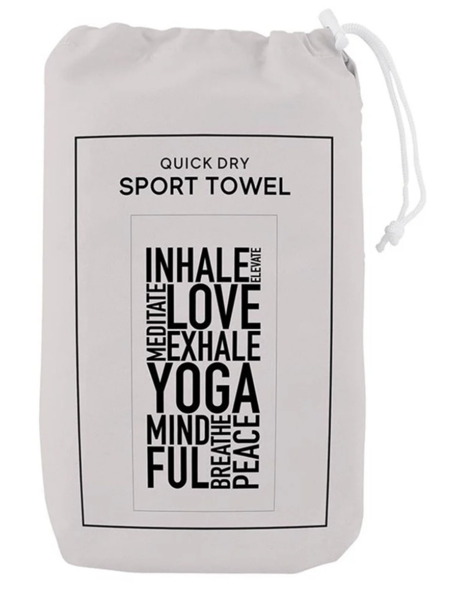 Santa Barbara Designs Inhale Love Yoga Mini Towel