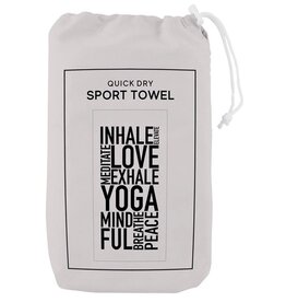 Santa Barbara Designs Inhale Love Yoga Mini Towel