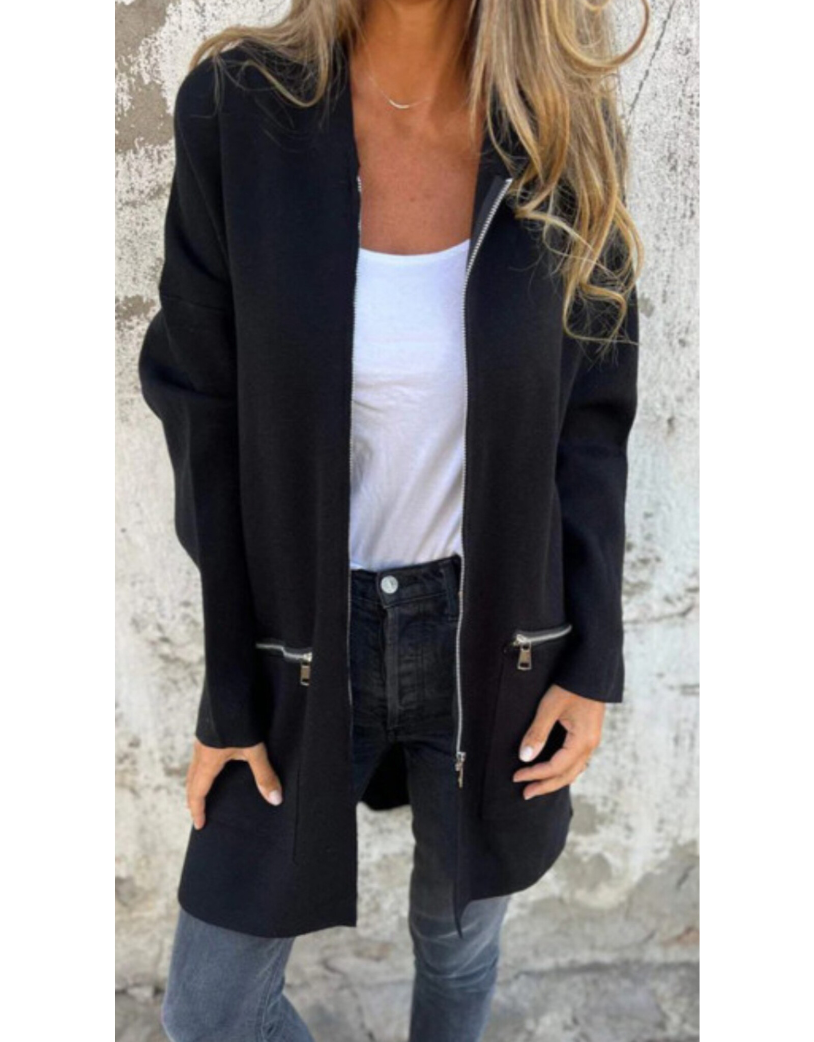 LATA Hooded Zip Up Jacket