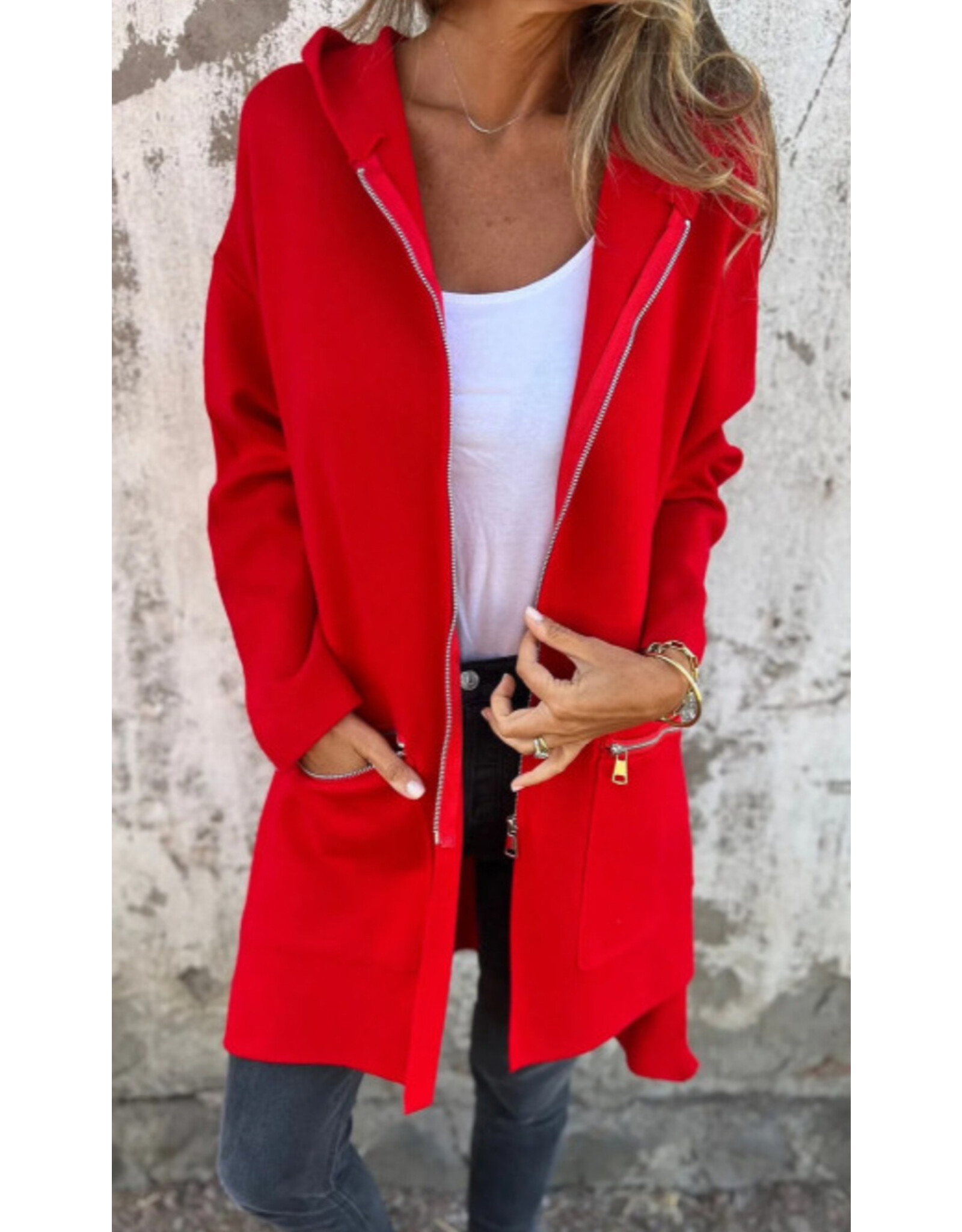 LATA Hooded Zip Up Jacket