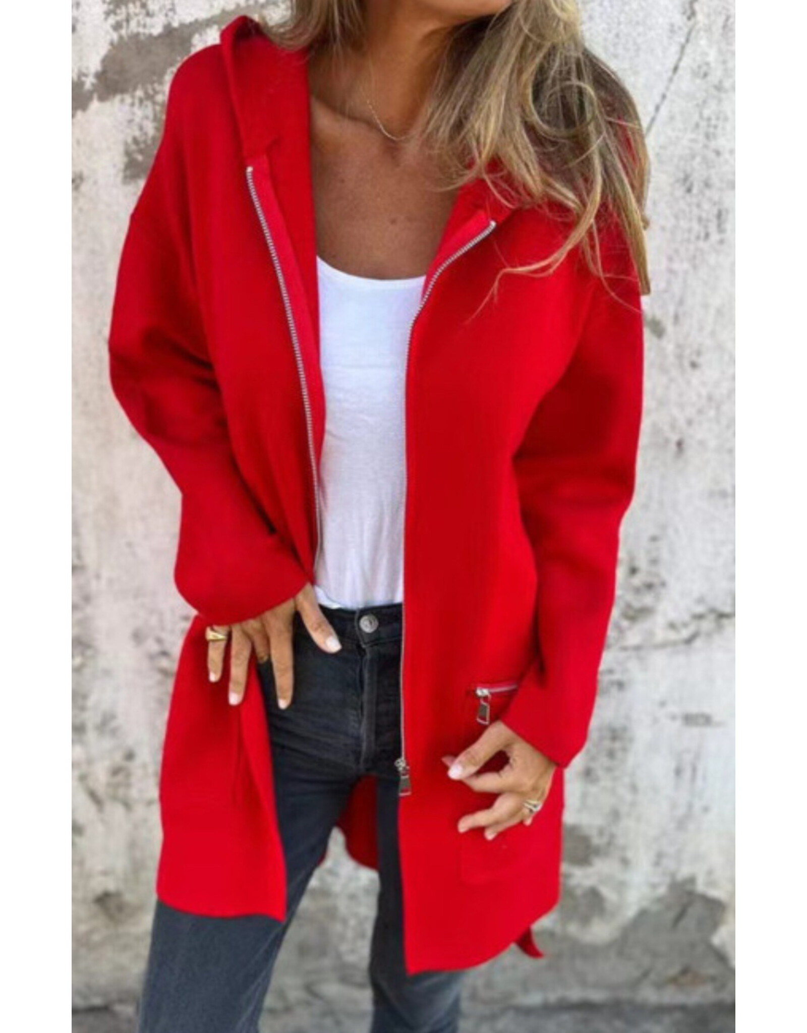 LATA Hooded Zip Up Jacket