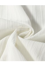 LATA White Textured Colorblock V Neck Elegant Blouse