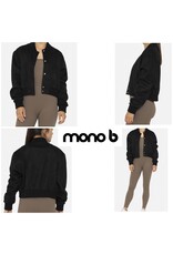 mono b suede bomber jacket