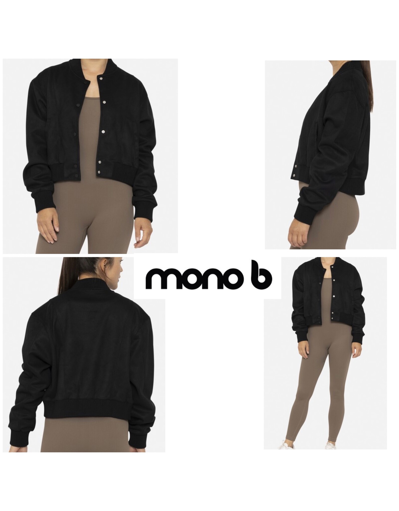 mono b suede bomber jacket