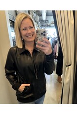 mono b vegan leather biker jacket