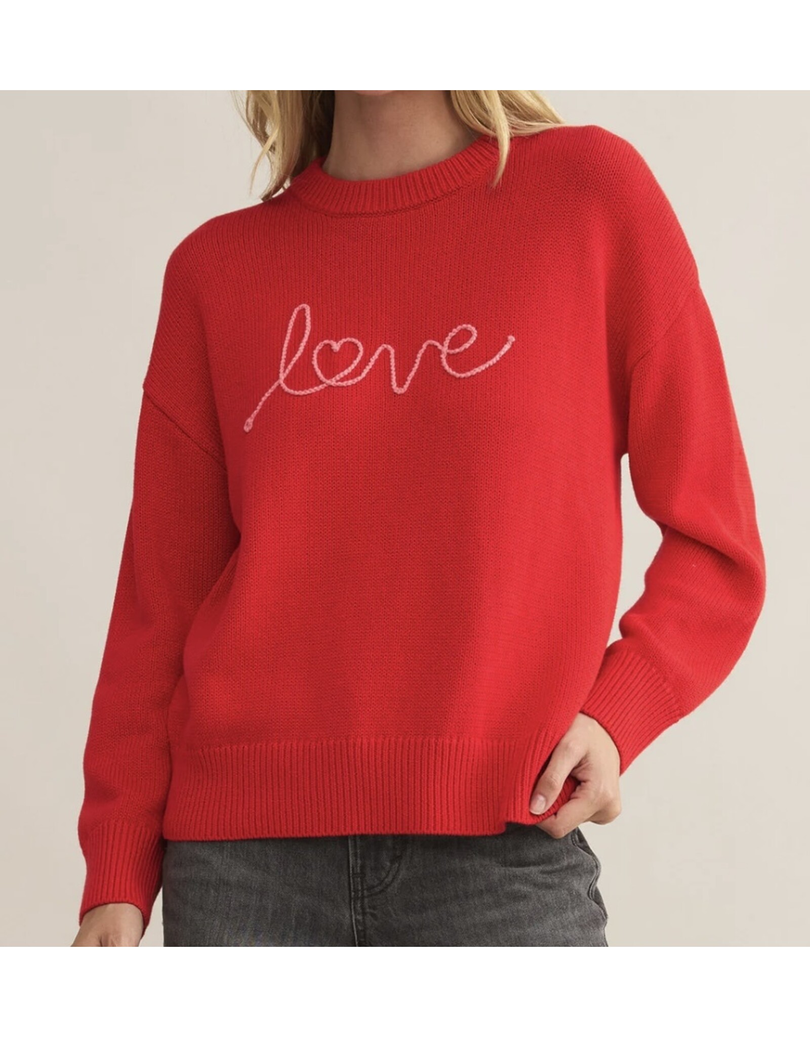 ZSupply ZSupply Love Notes Boyfriend Sweater