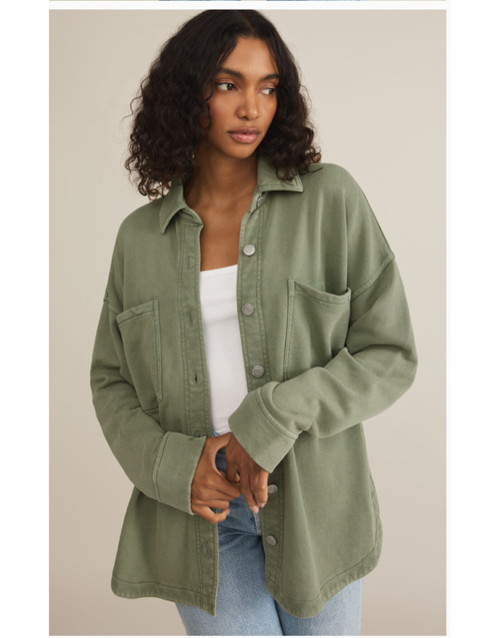 ZSupply ZSupply All Day Knit Jacket Avocado