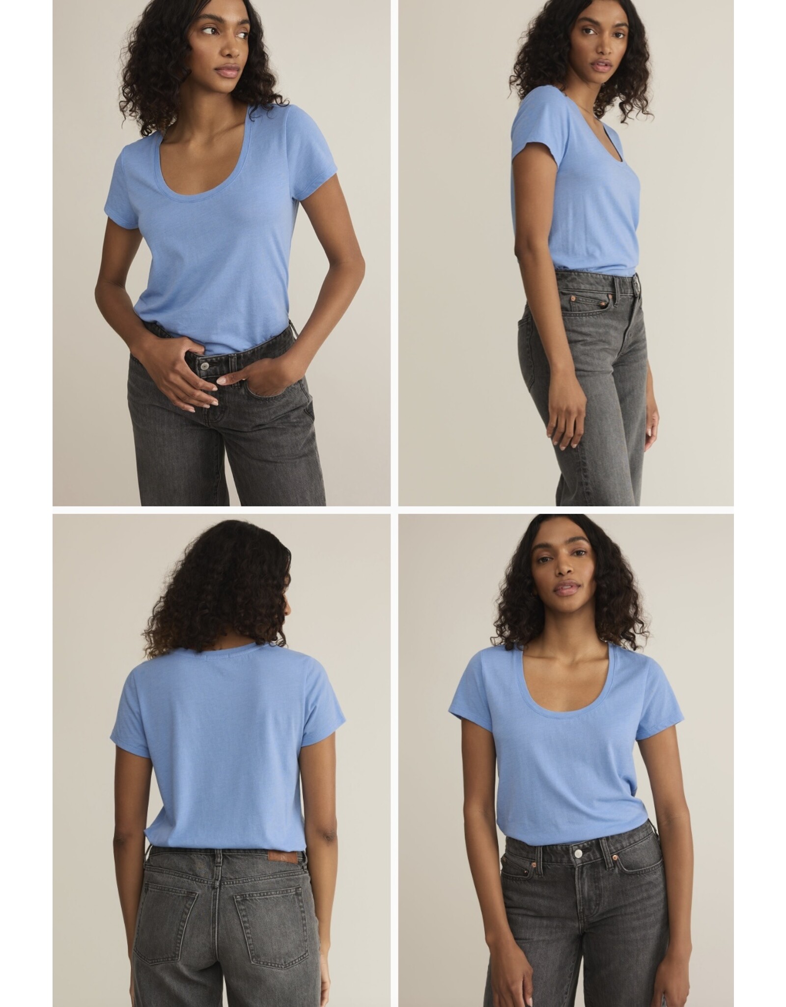 ZSupply ZSupply Anywhere Scoop Tee Blue River