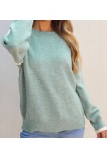 LATA Jade Contrasting Edge Sweater