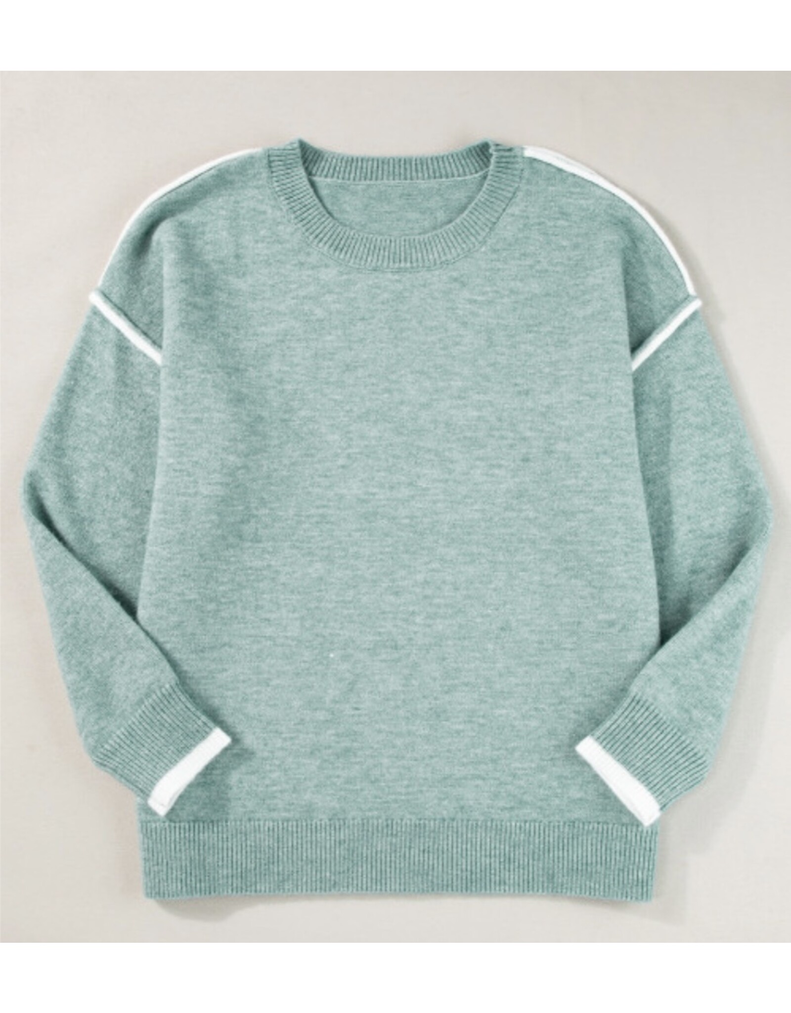 LATA Jade Contrasting Edge Sweater