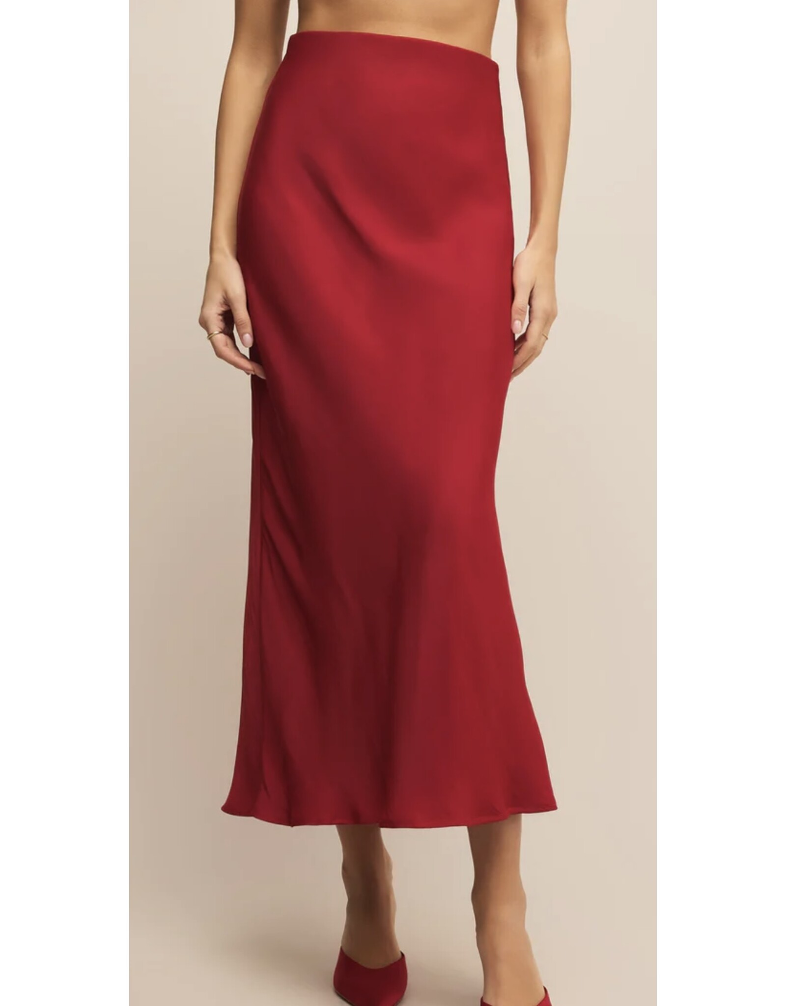 ZSupply Zsupply Europa poly sheen skirt