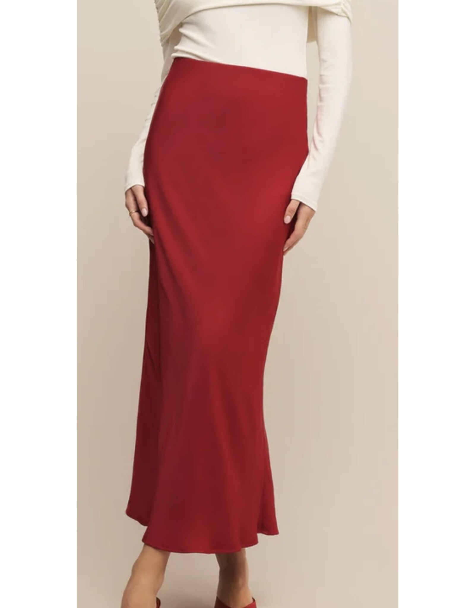ZSupply Zsupply Europa poly sheen skirt