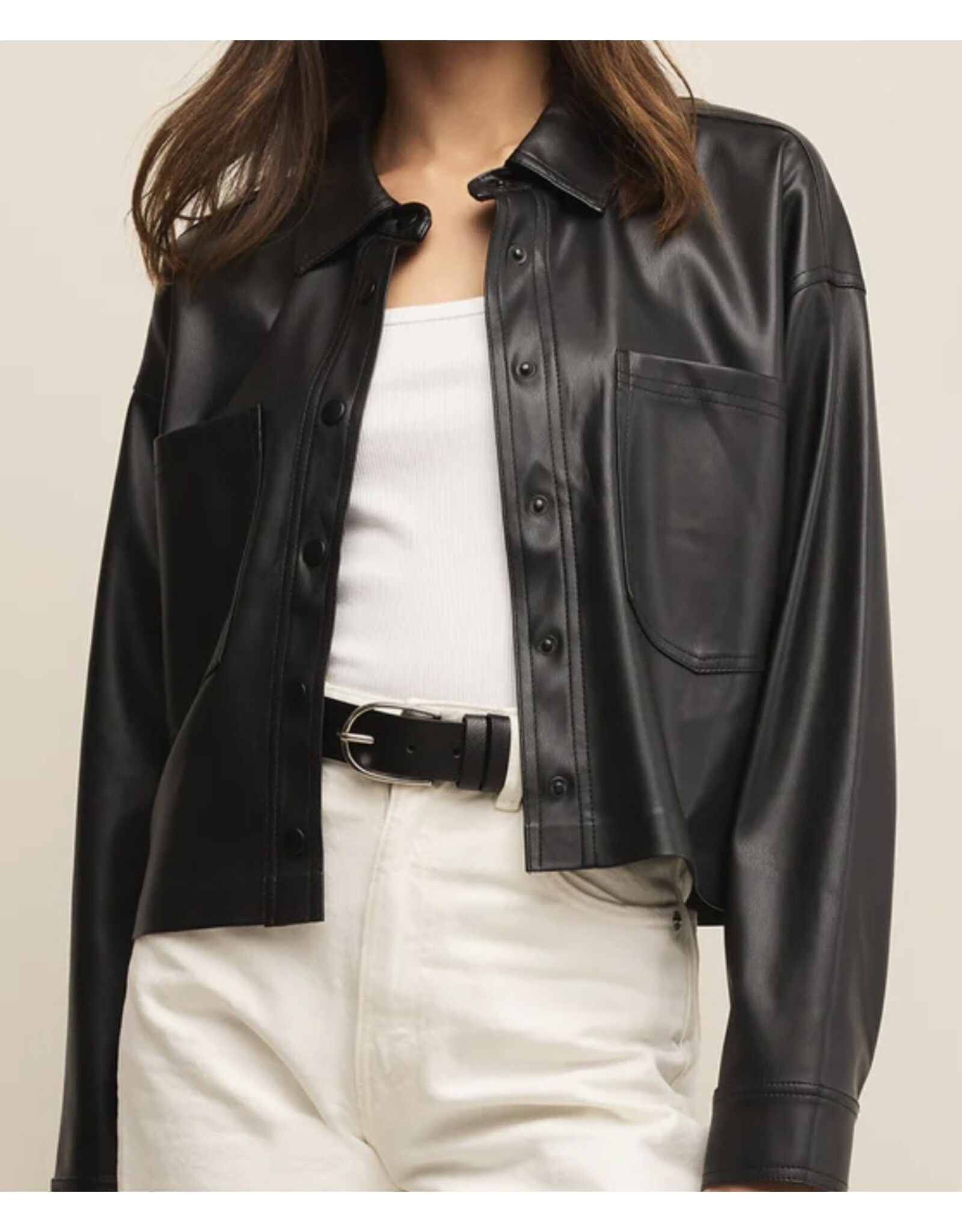 ZSupply ZSupply All Day Faux Leather Jacket