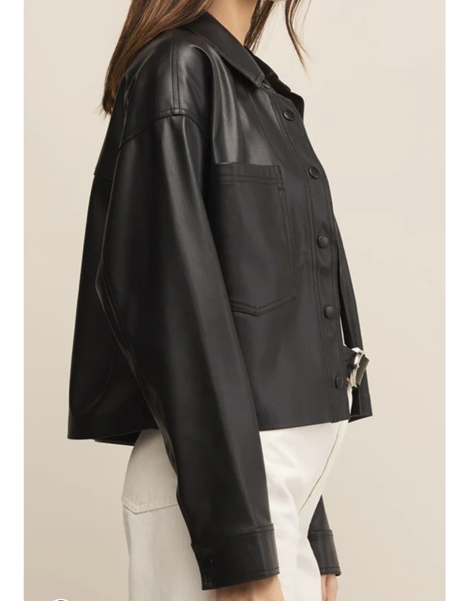 ZSupply ZSupply All Day Faux Leather Jacket